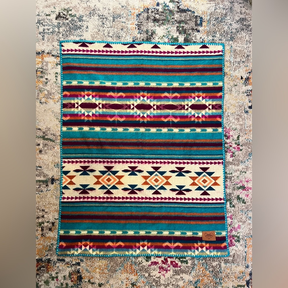 Southwestern Patterned Blanket - Multicolor